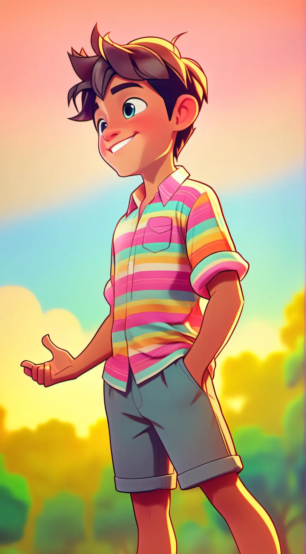 ai character: Abner background