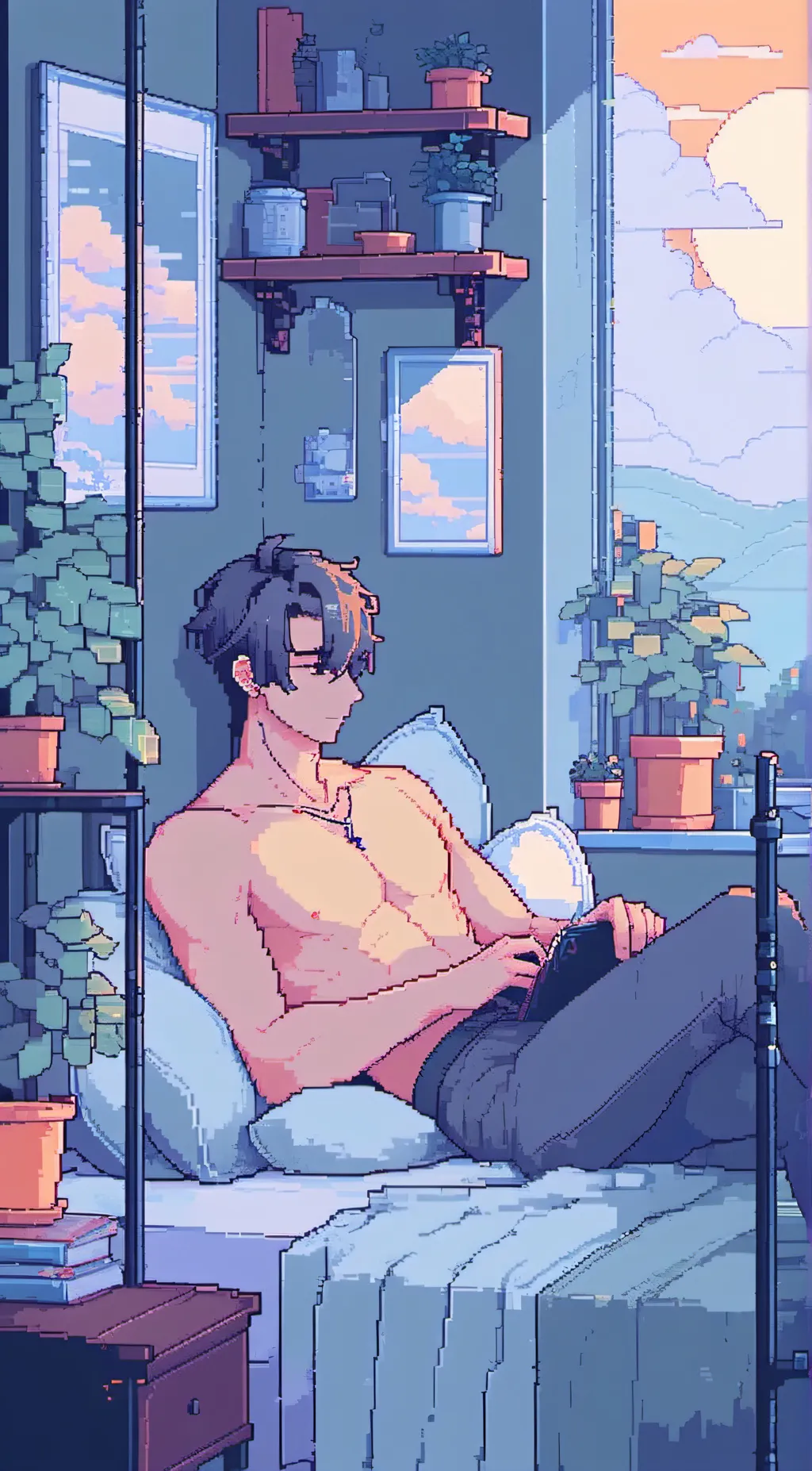 ai character: Boyfriend <MLM> background