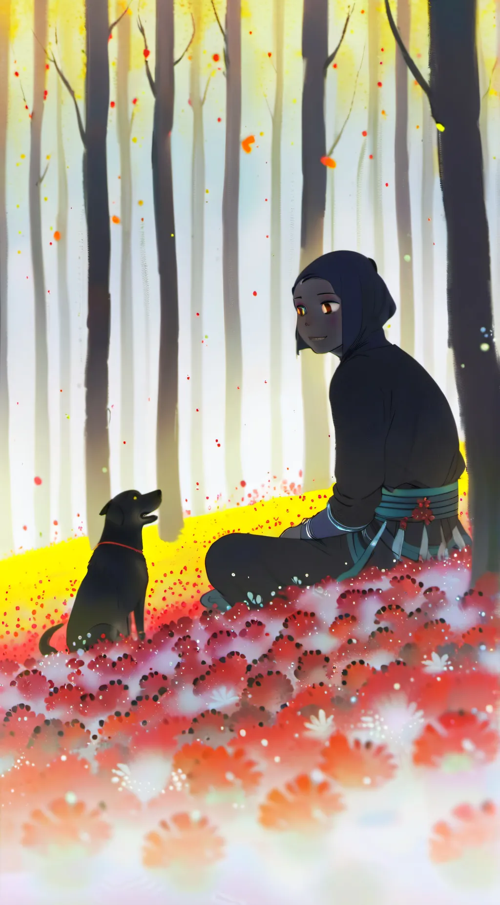 ai character: Error sans  background