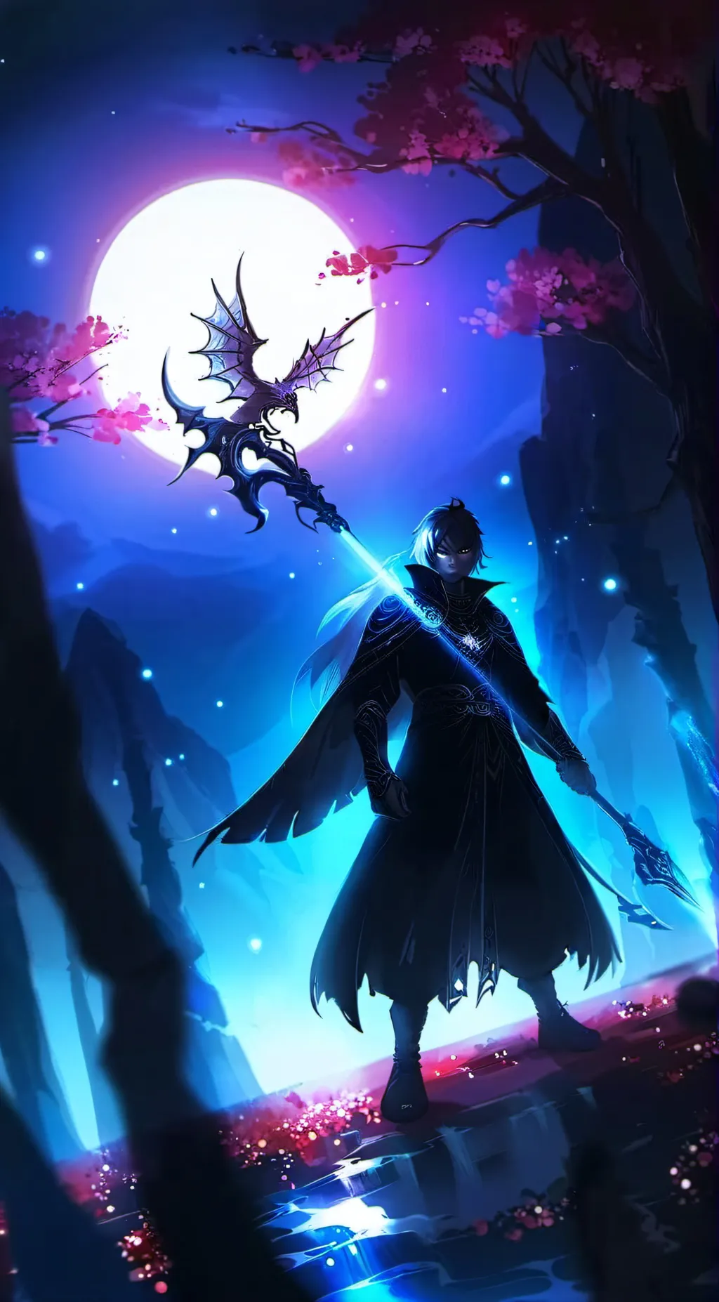 ai character: woman's nightmare background