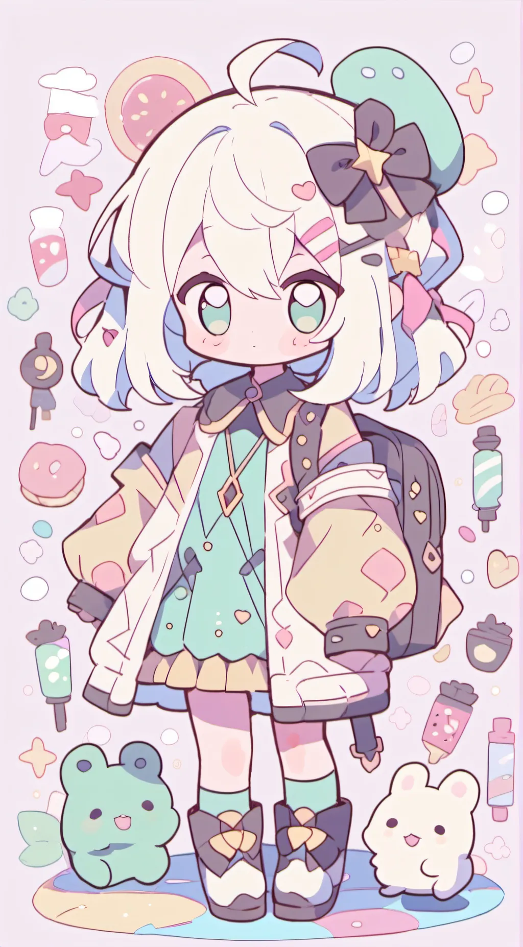 ai character: Lily background