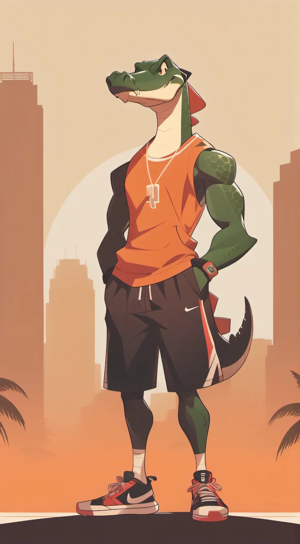 ai character: Max background