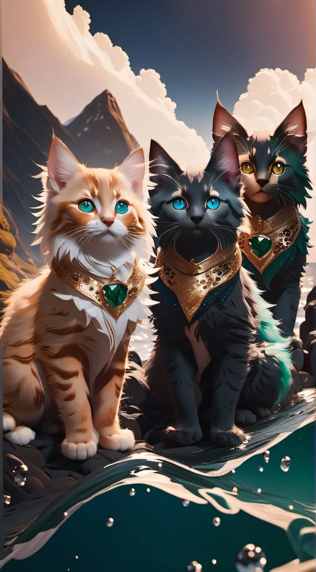 ai character: Minty'Kit, Junipe- background