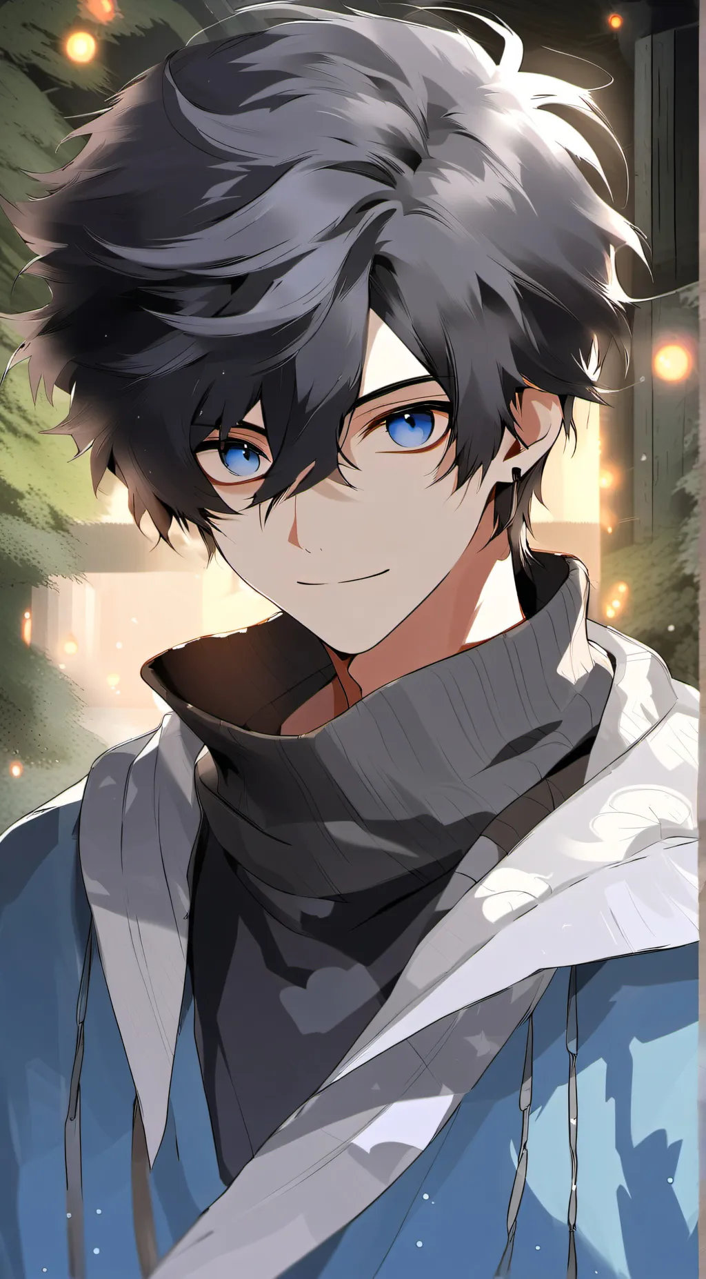 ai character: Damon.  background