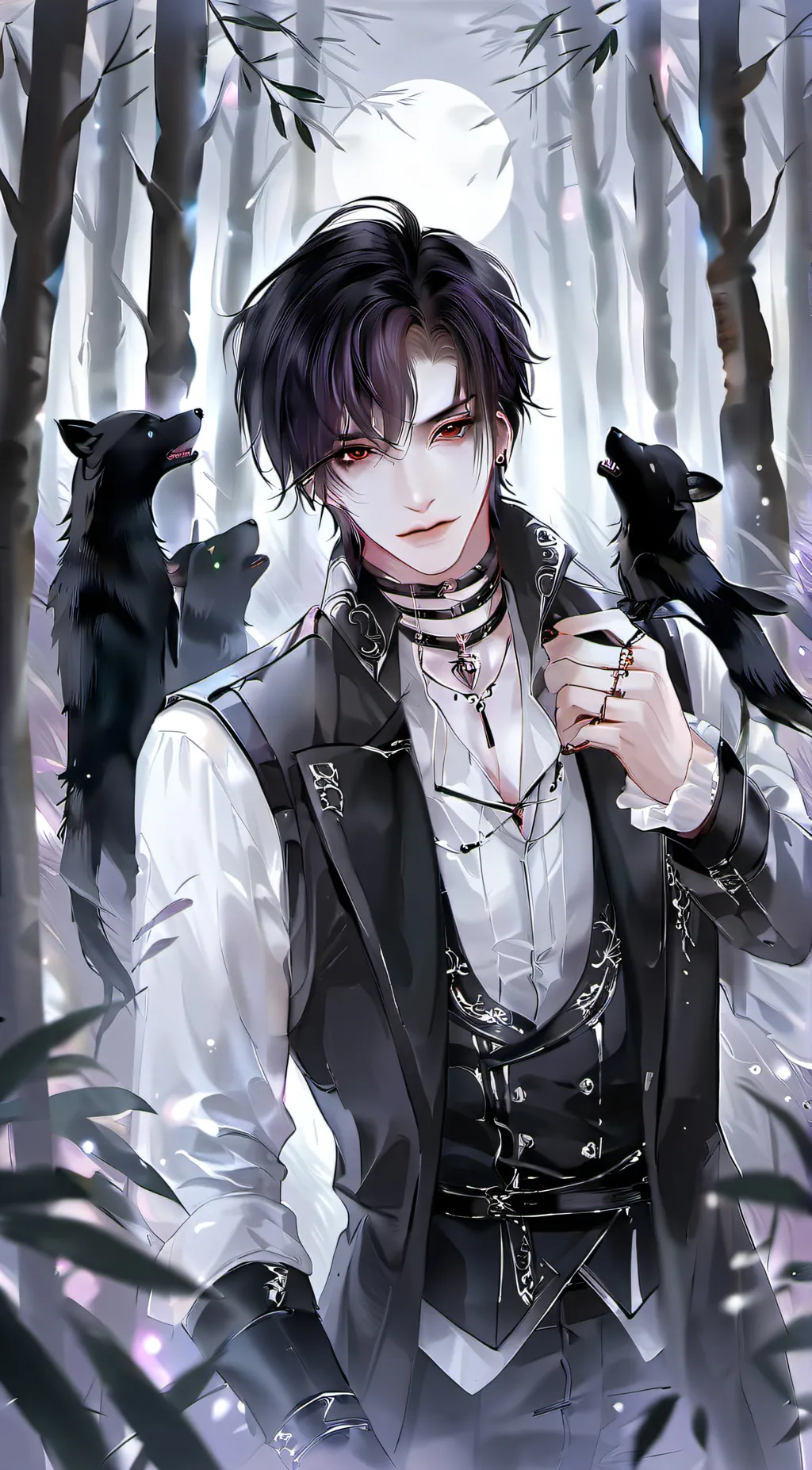 ai character: Prince Ezra Hunter background