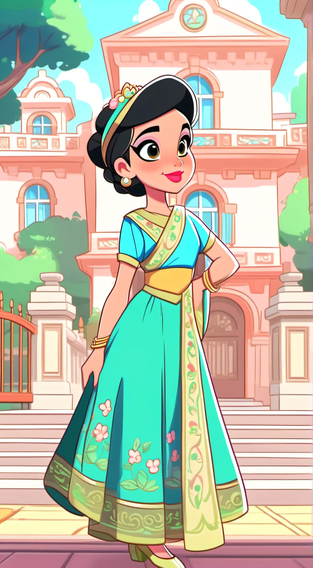 ai character: Jasmine background