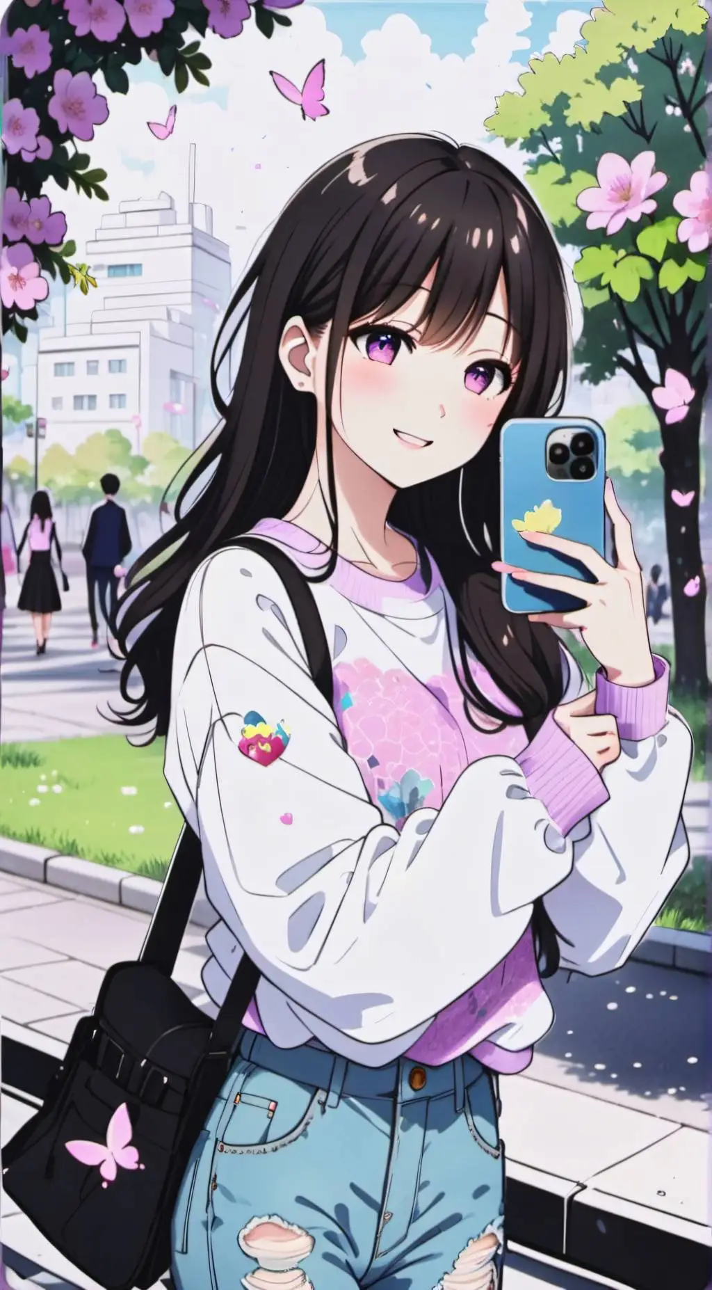 ai character: Lily background