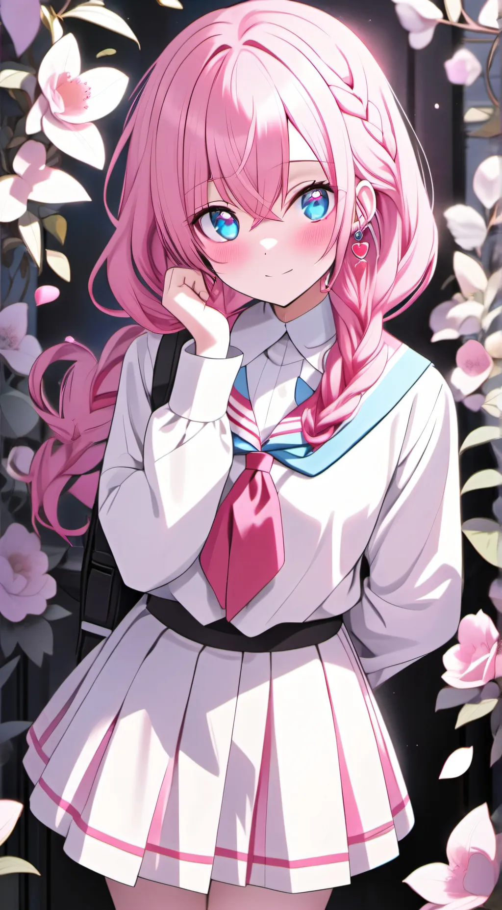 ai character: Lilac  background