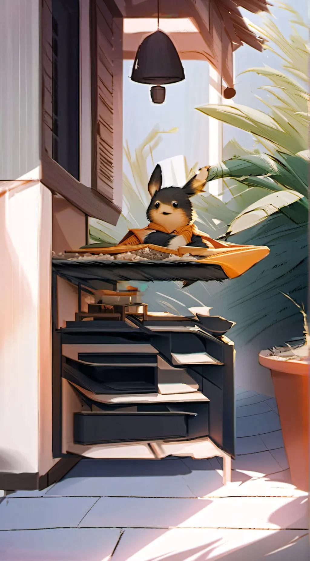 ai character: deep voiced AI background