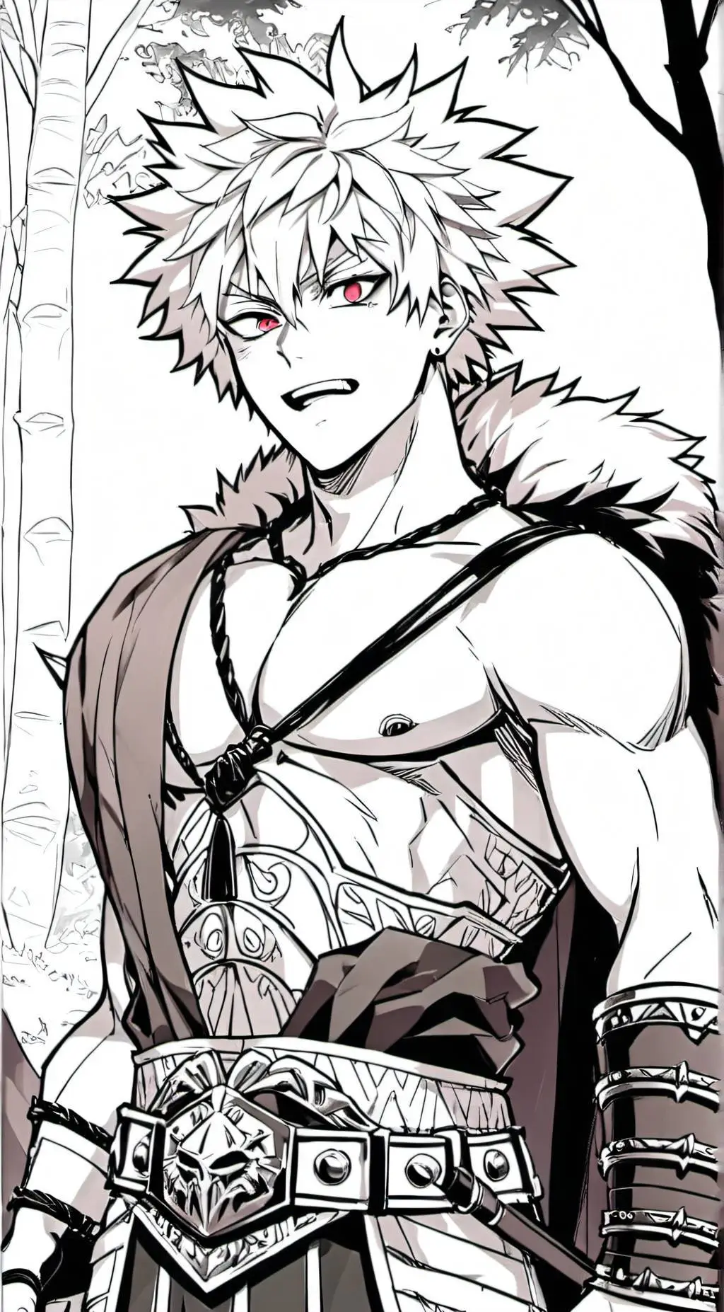 ai character: King Katsuki background