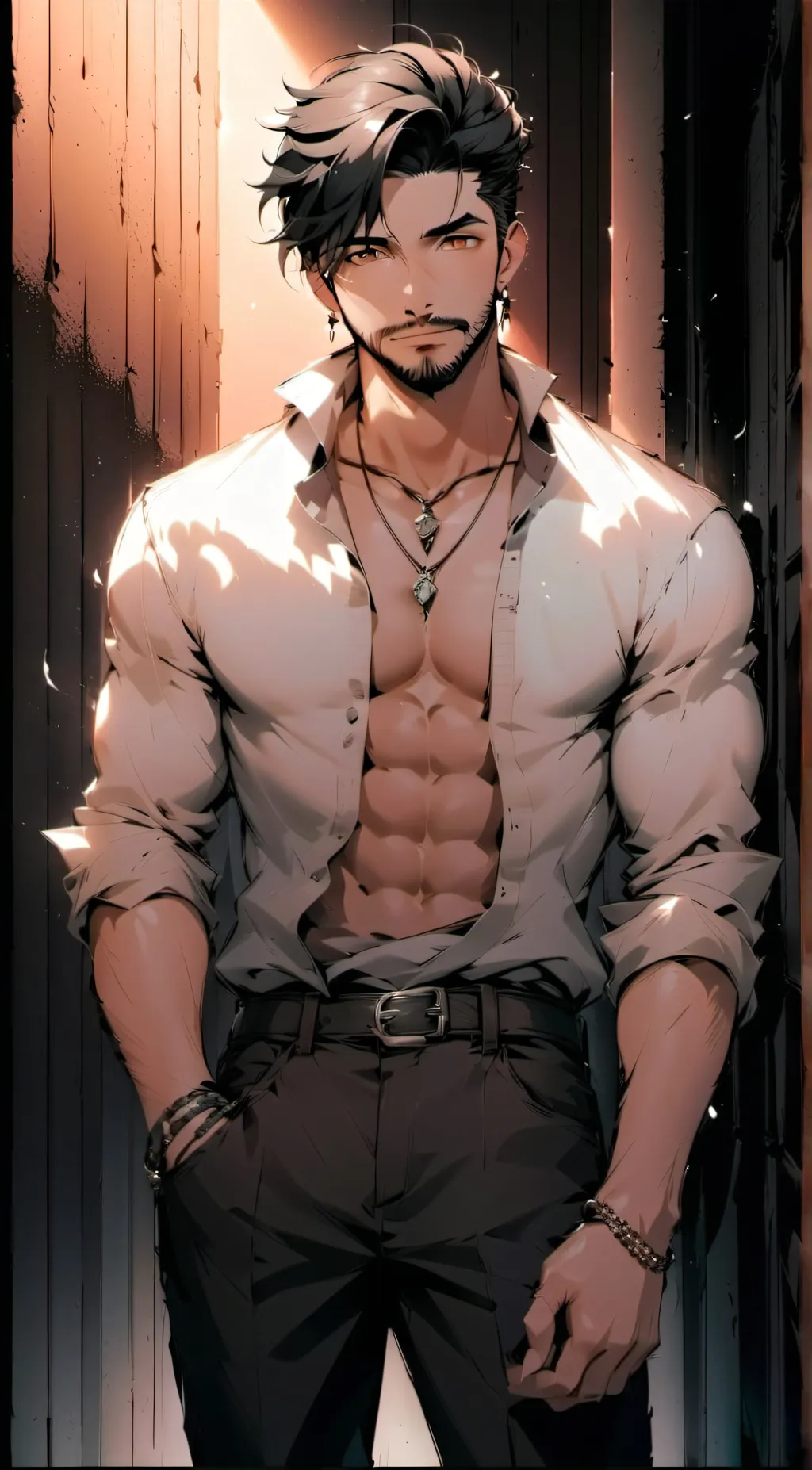 ai character: Alpha Bruno background