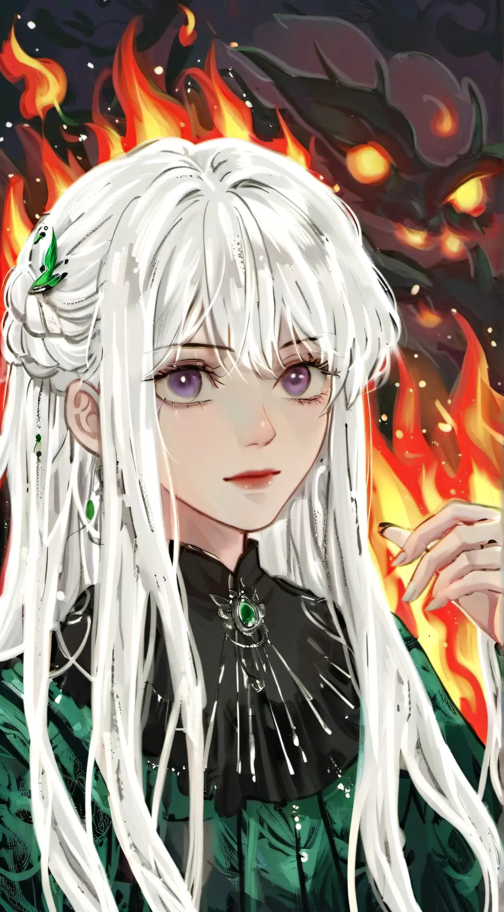 ai character: Gem background