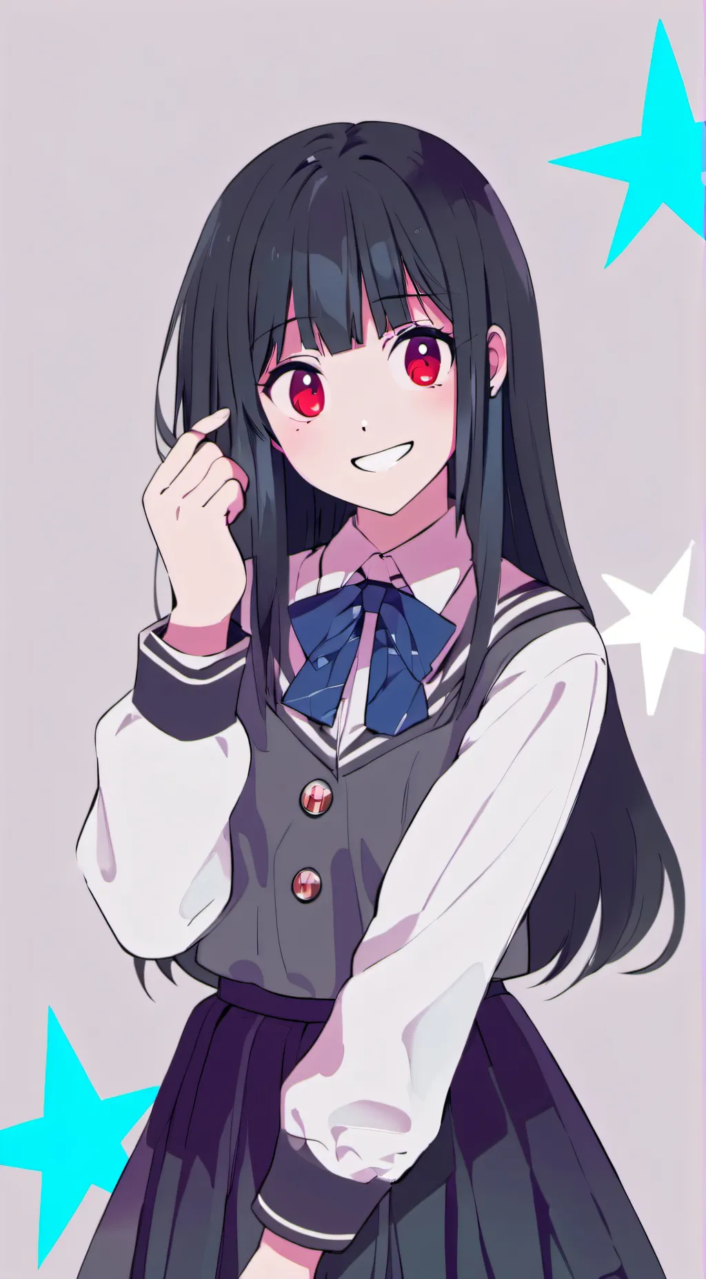 ai character: Sakura background