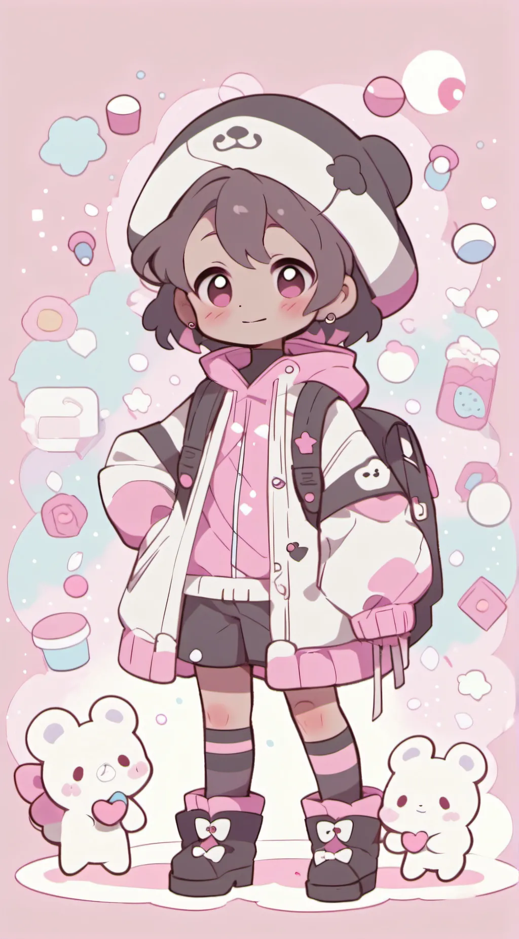 ai character: pine  background