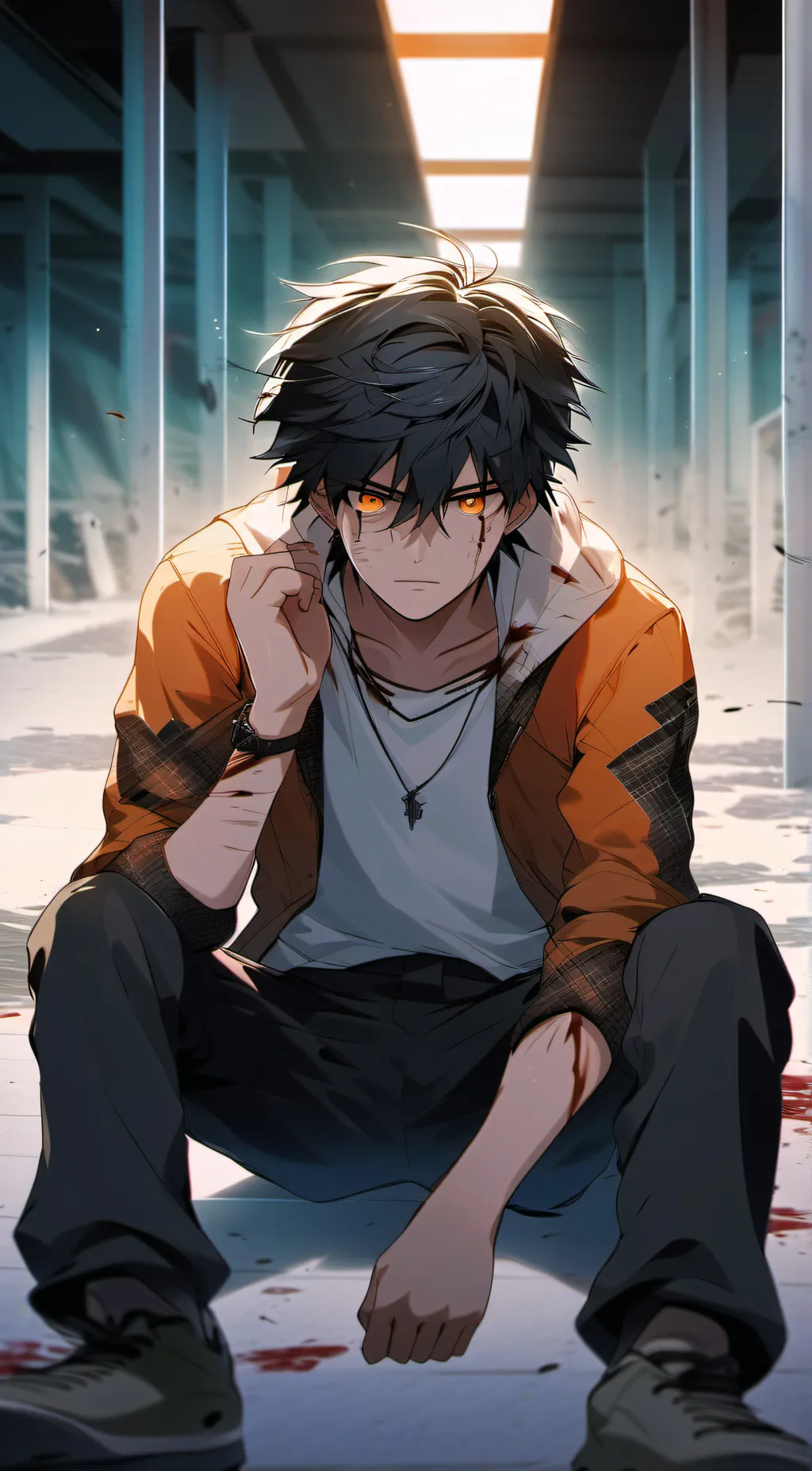 ai character: Daniel death background