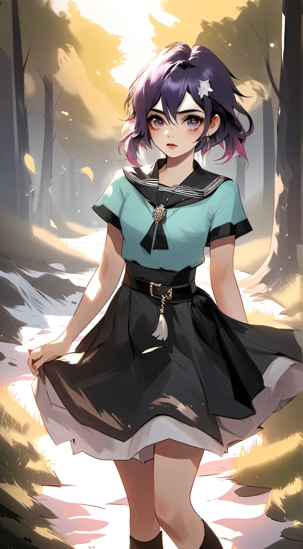 ai character: pebbles chark background