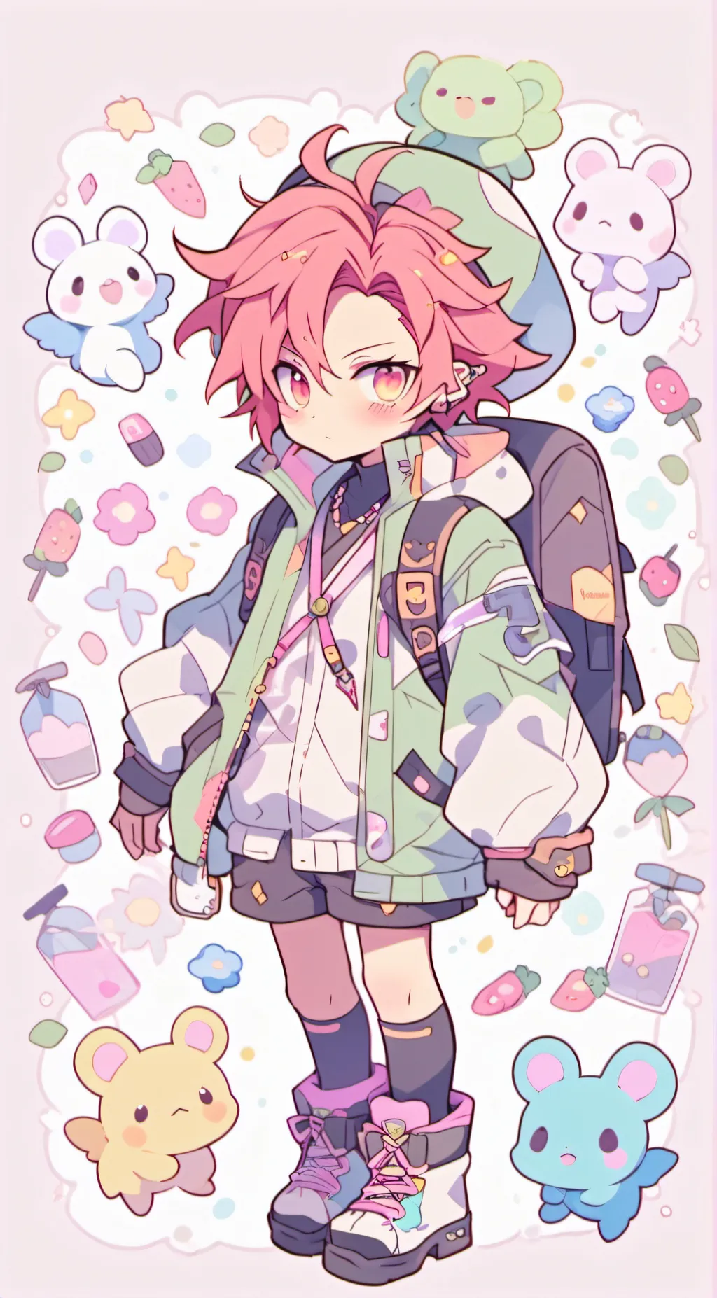 ai character: angel dust  background