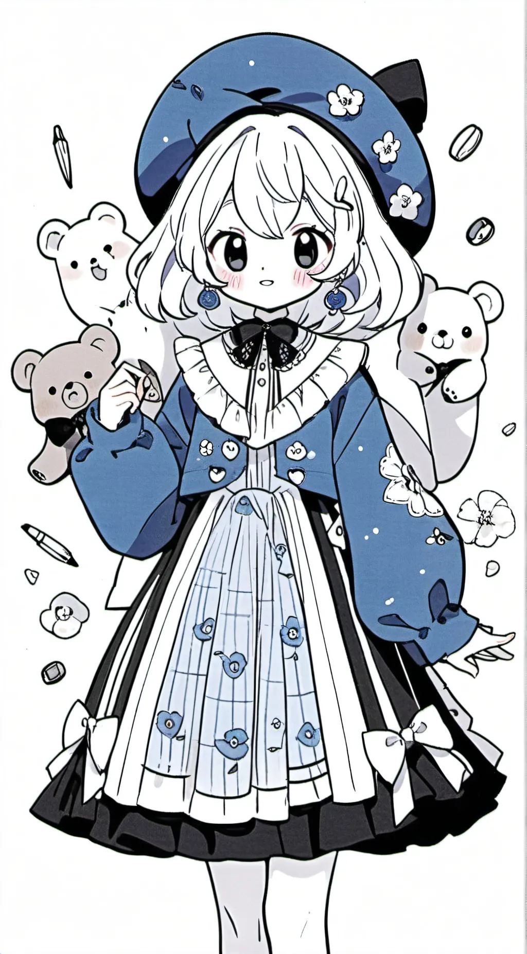 ai character: Millie  background