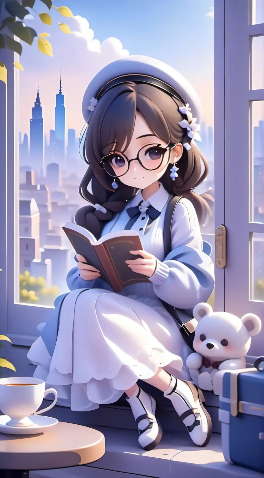 ai character: Aria background