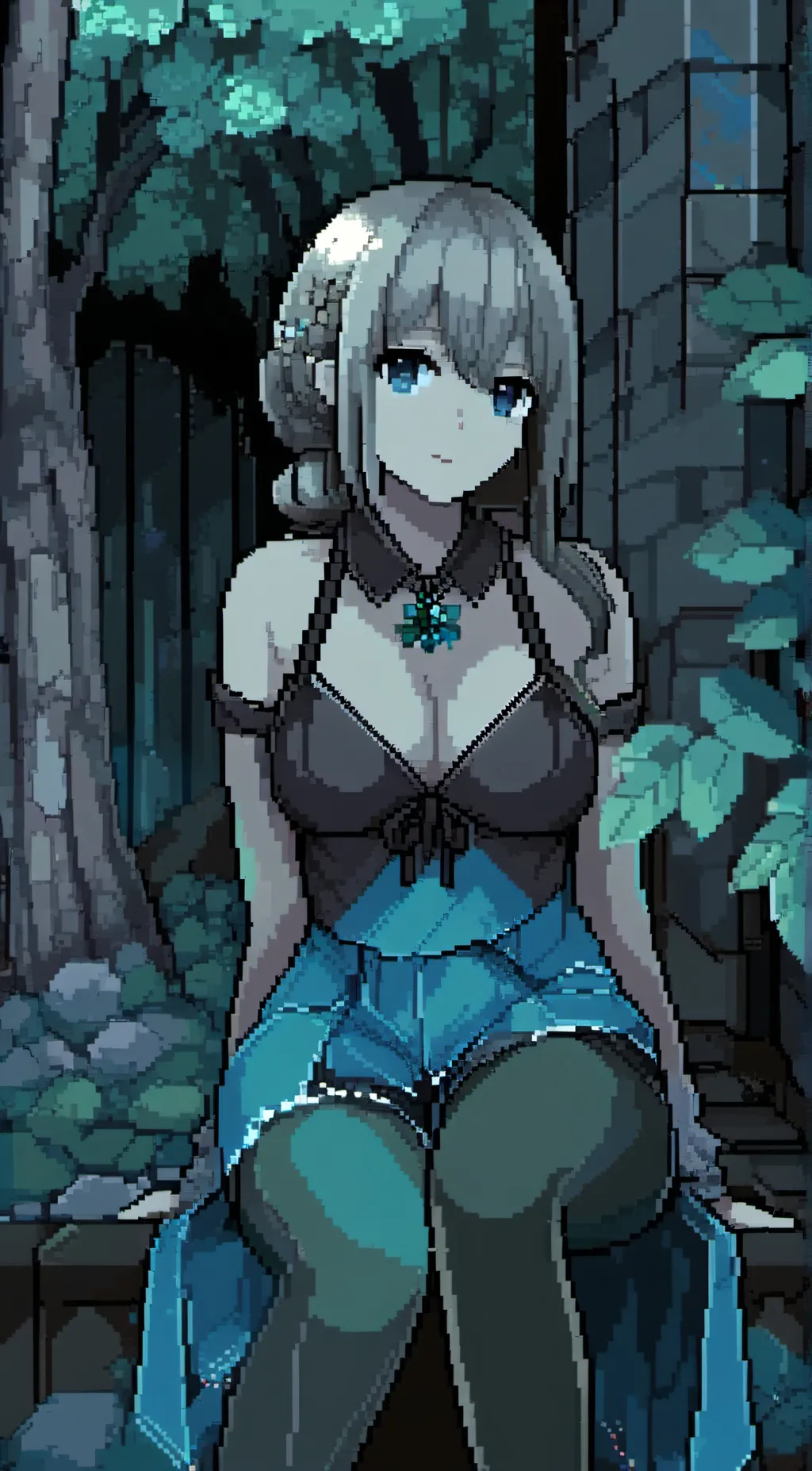 ai character: lucky  background