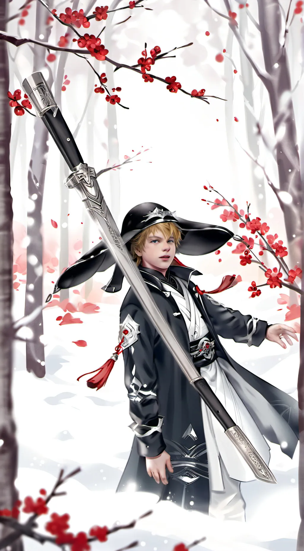 ai character: Silver  background