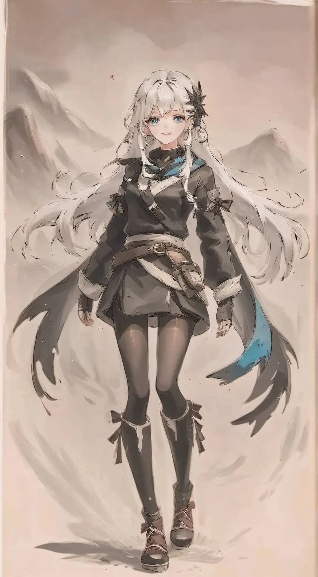 ai character: Faye  background