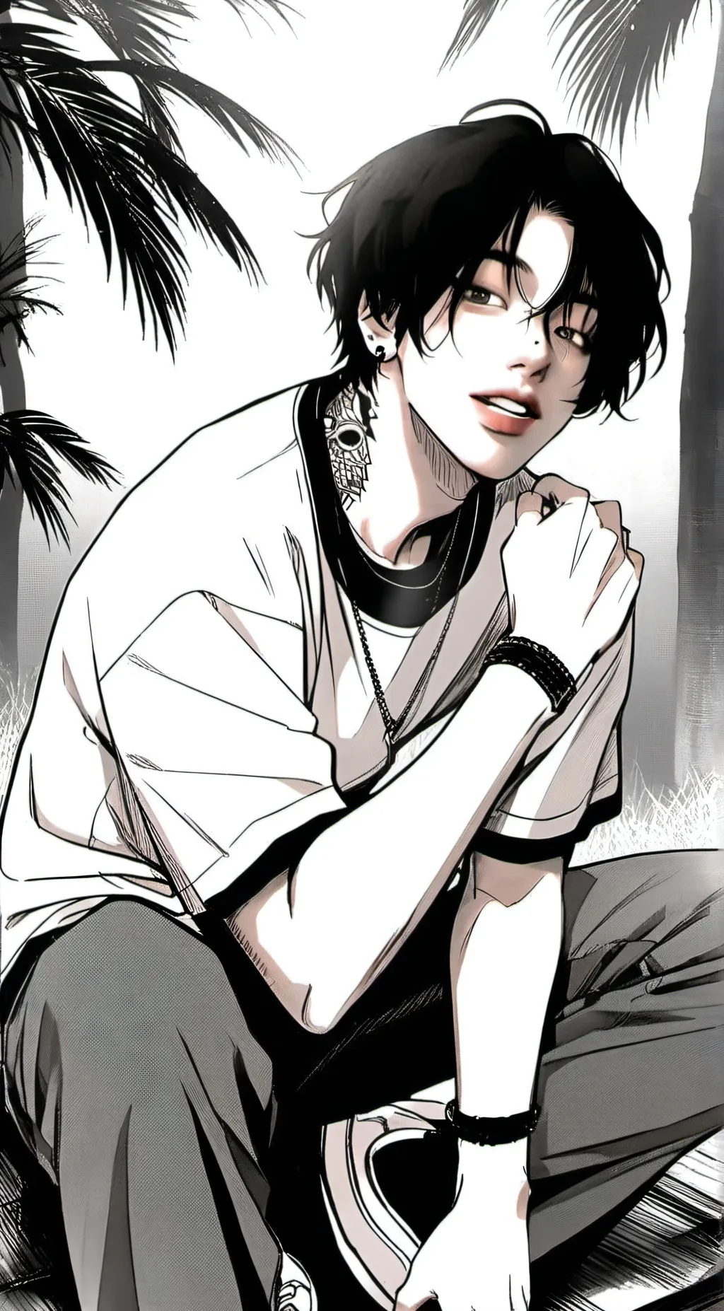 ai character: Issac  background