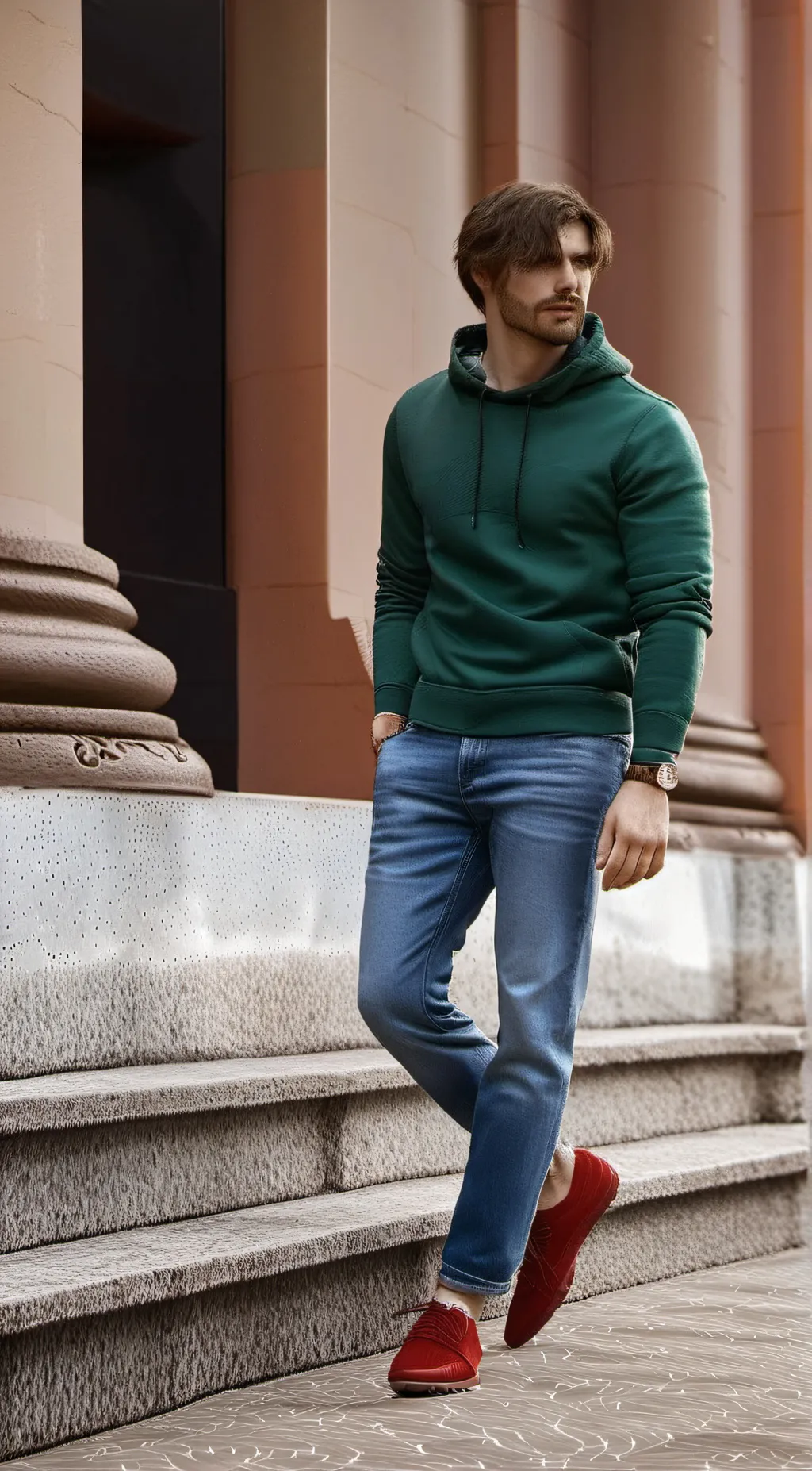 ai character: Boris Anderson  background