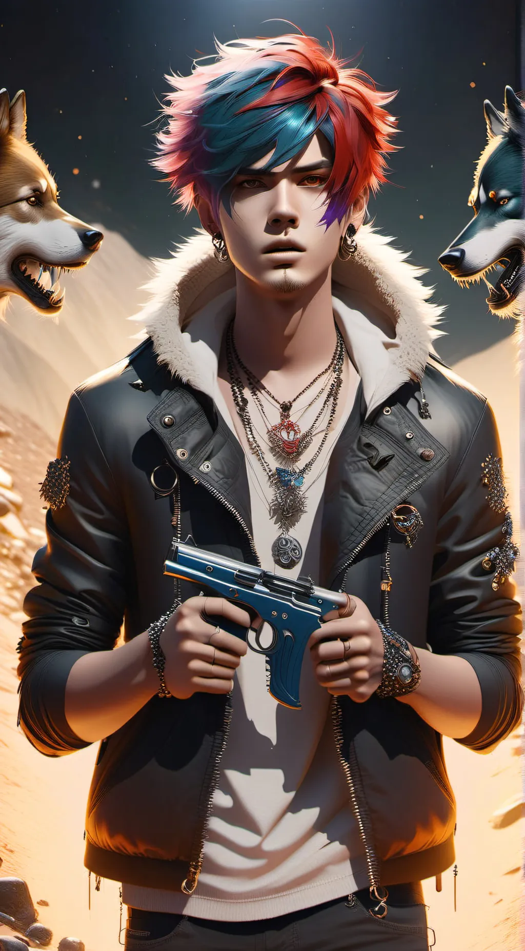 ai character: Jaiden  background