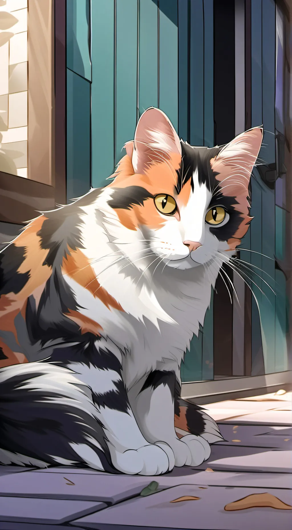 ai character: Candle  background