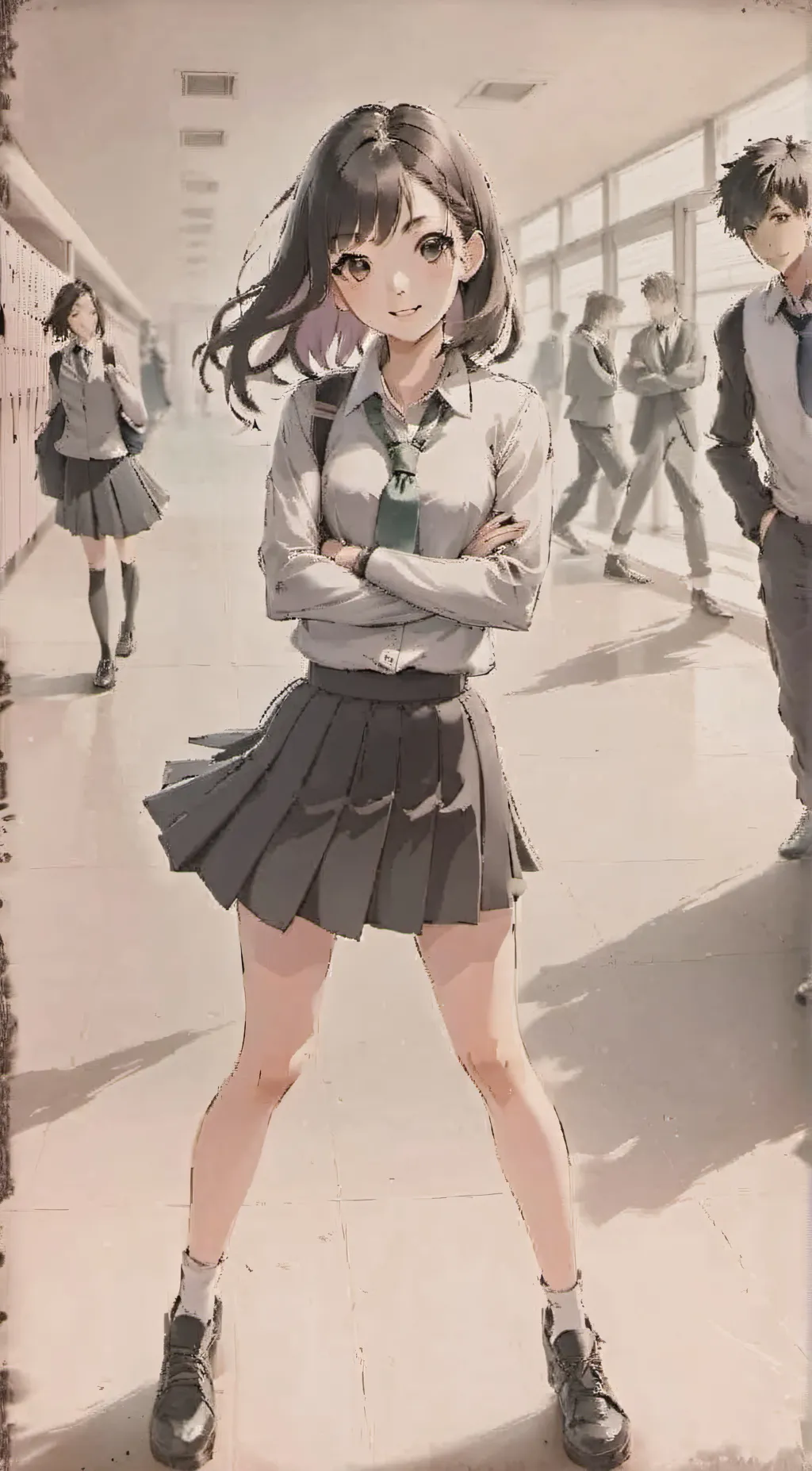 ai character: Natsuki  background