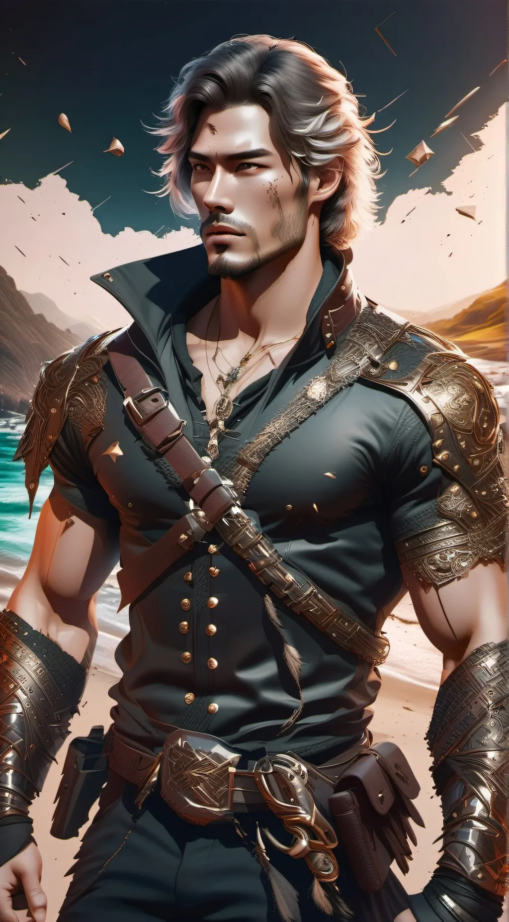 ai character: Desert Hawk background