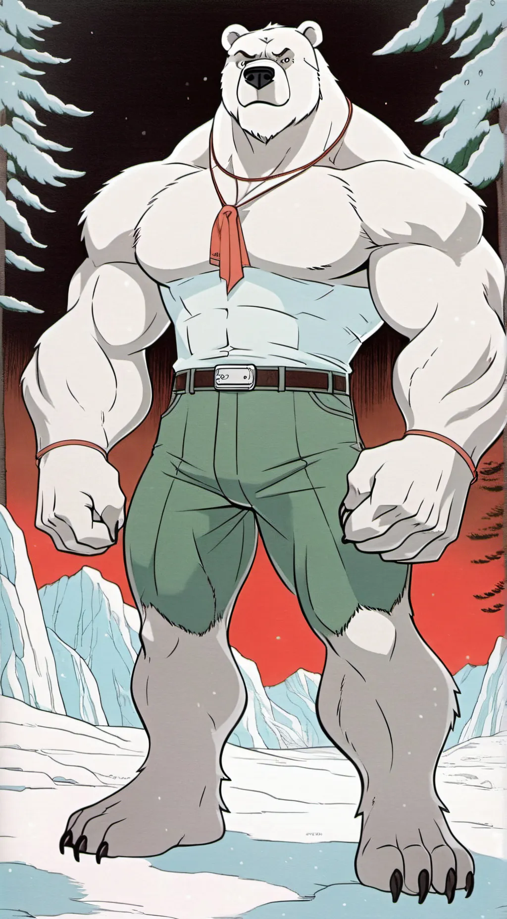 ai character: Rizz beaststar  background