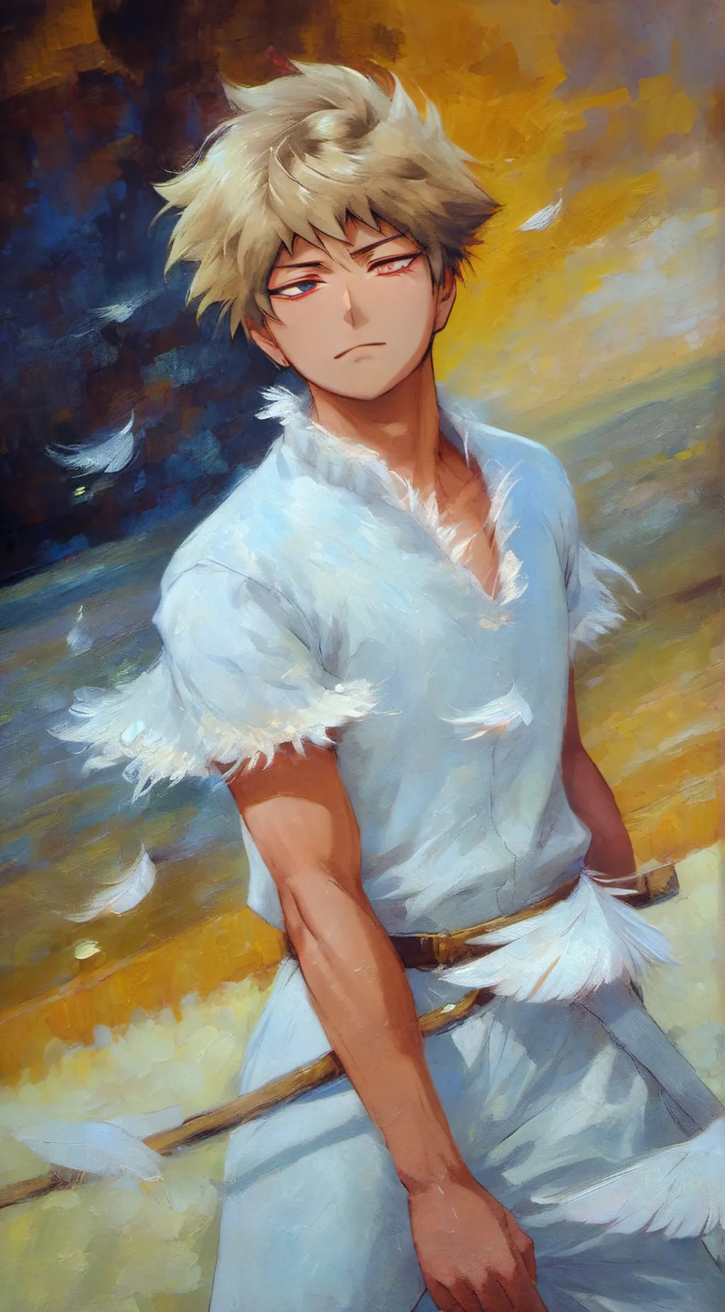 ai character: bakugo background