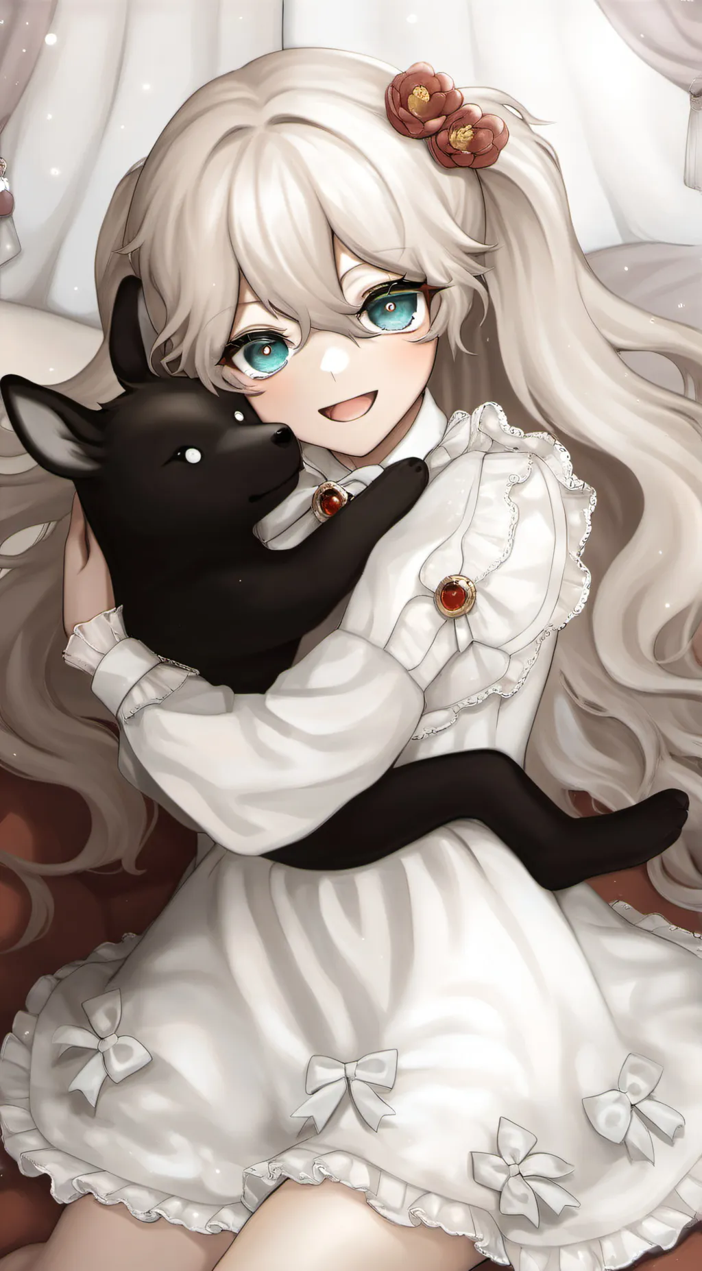 ai character: Bakugo deku background