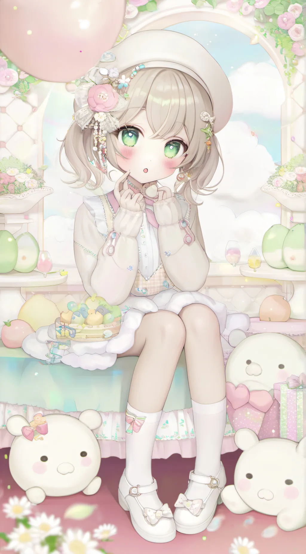 ai character: princess kate  background