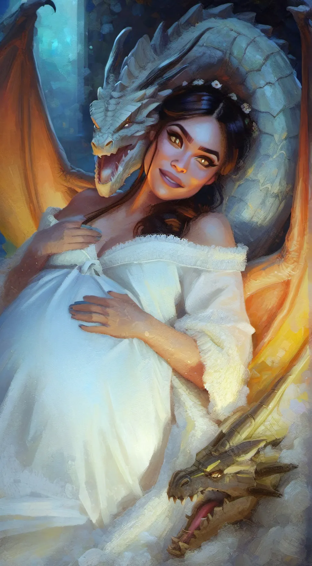 ai character: della background