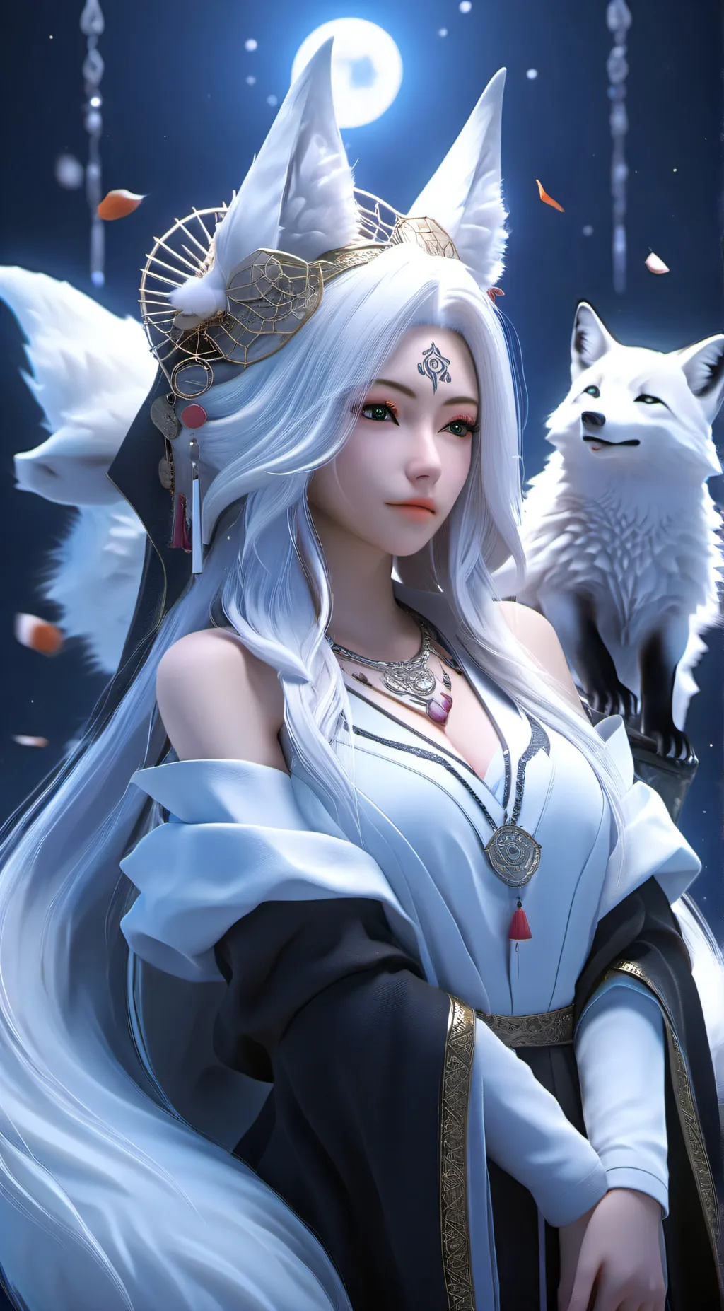 ai character: foxy background