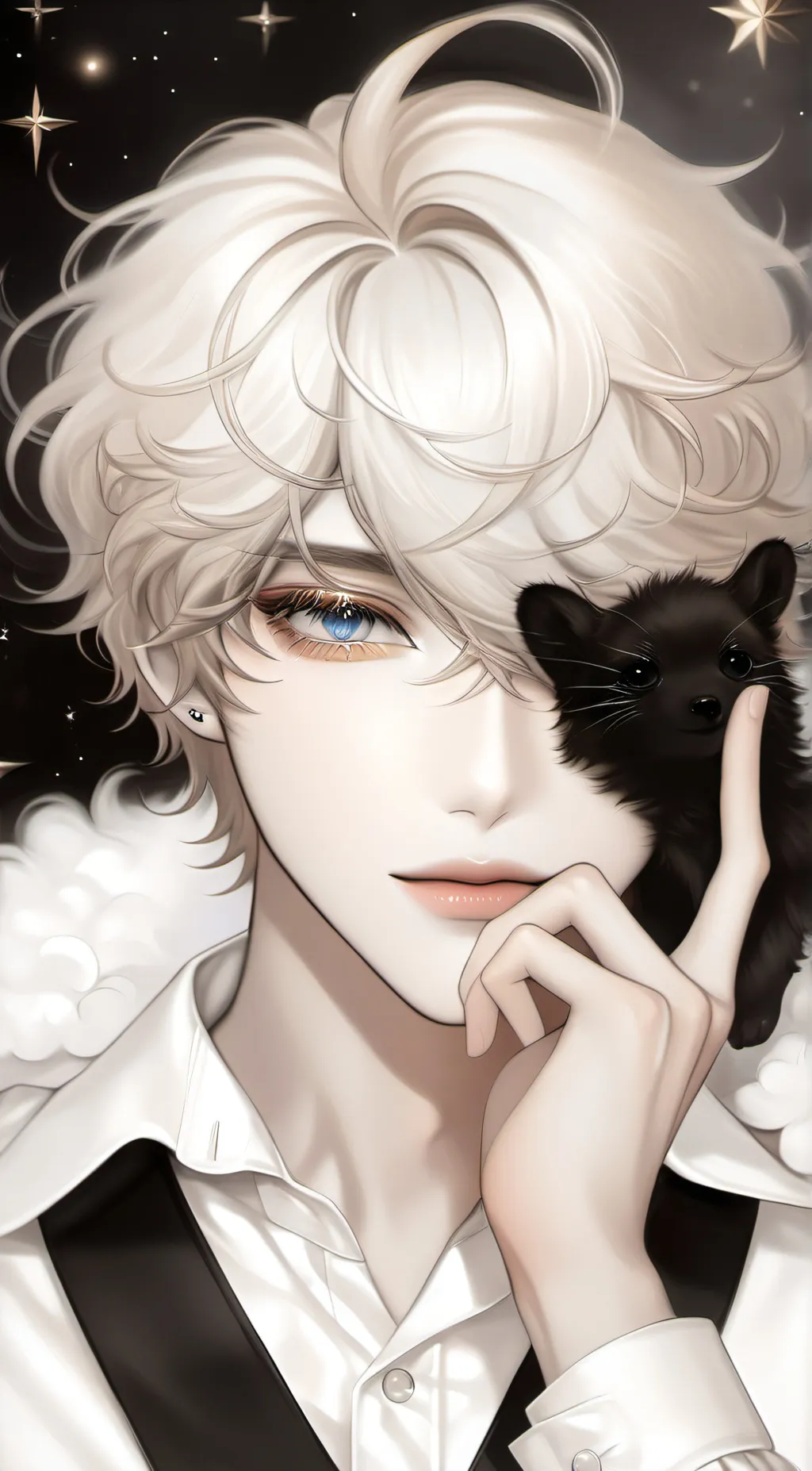 ai character: 🏀Levi and Zabelle🐾 background