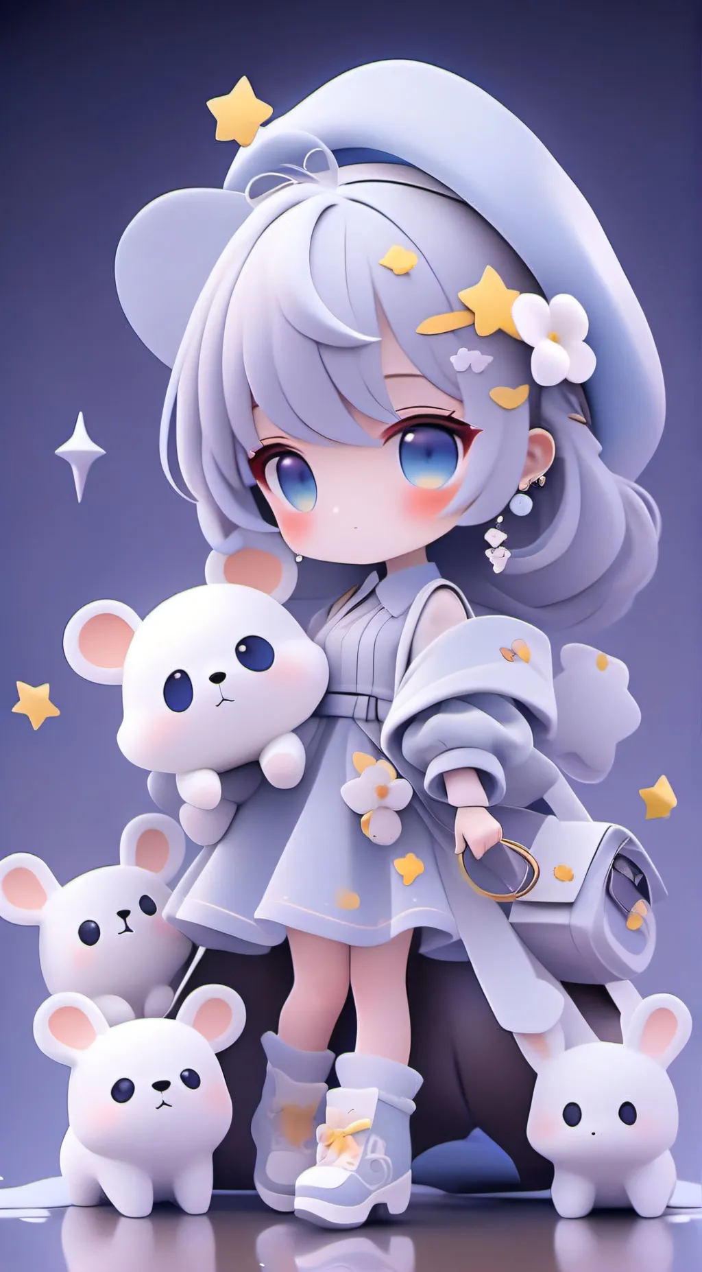 ai character: Shy background