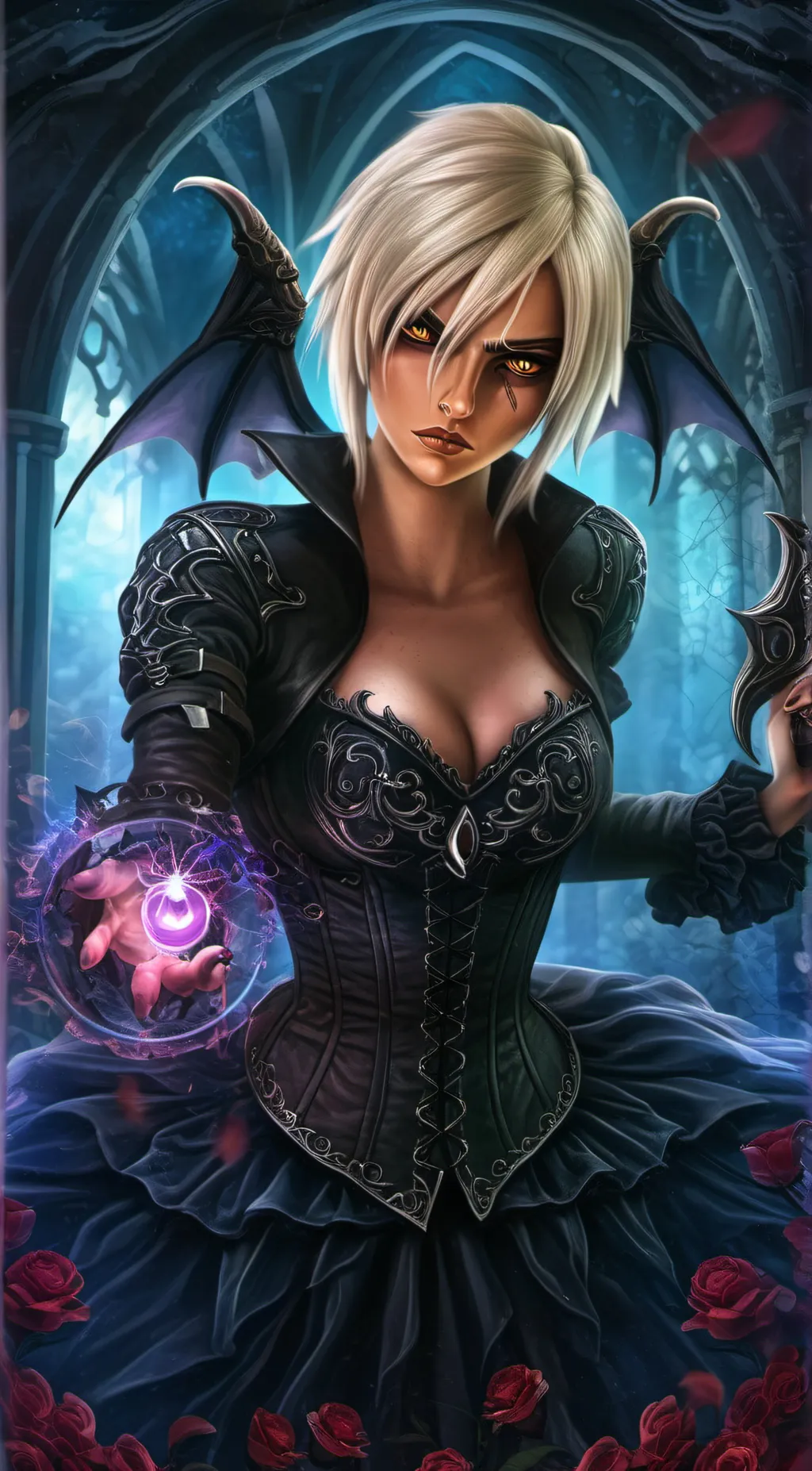 ai character: Riven  background