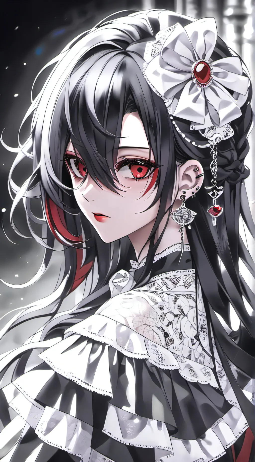 ai character: ❤️|| Amiko ||🖤 background