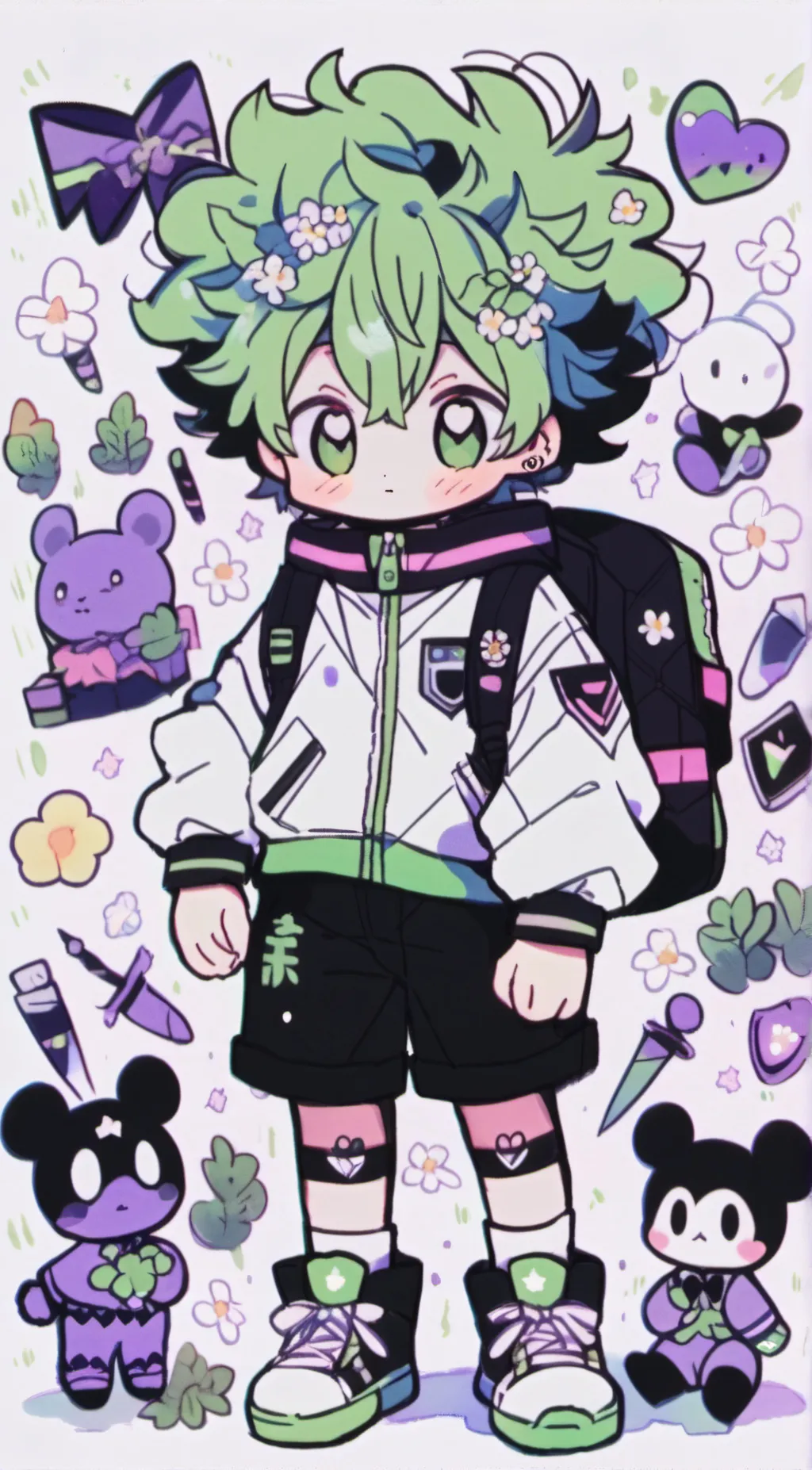 ai character: 🥸 Deku-squad 🥸 background