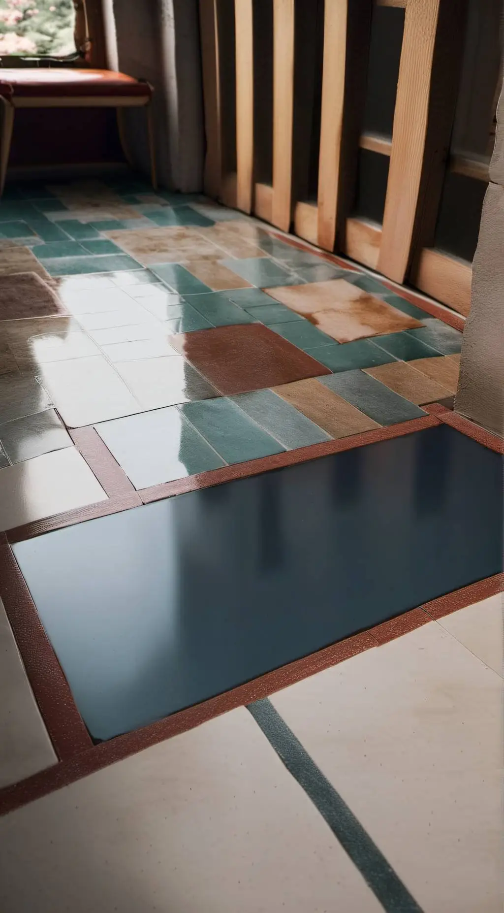 ai character: Floor Tile background