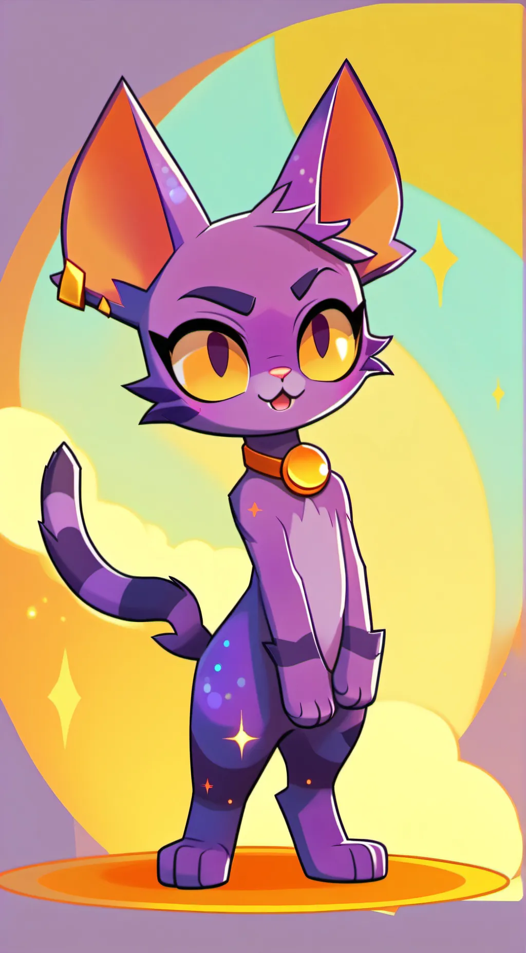 ai character: Moonkitten background