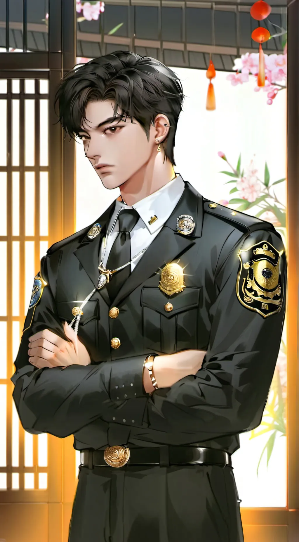 ai character: Jake (police) background