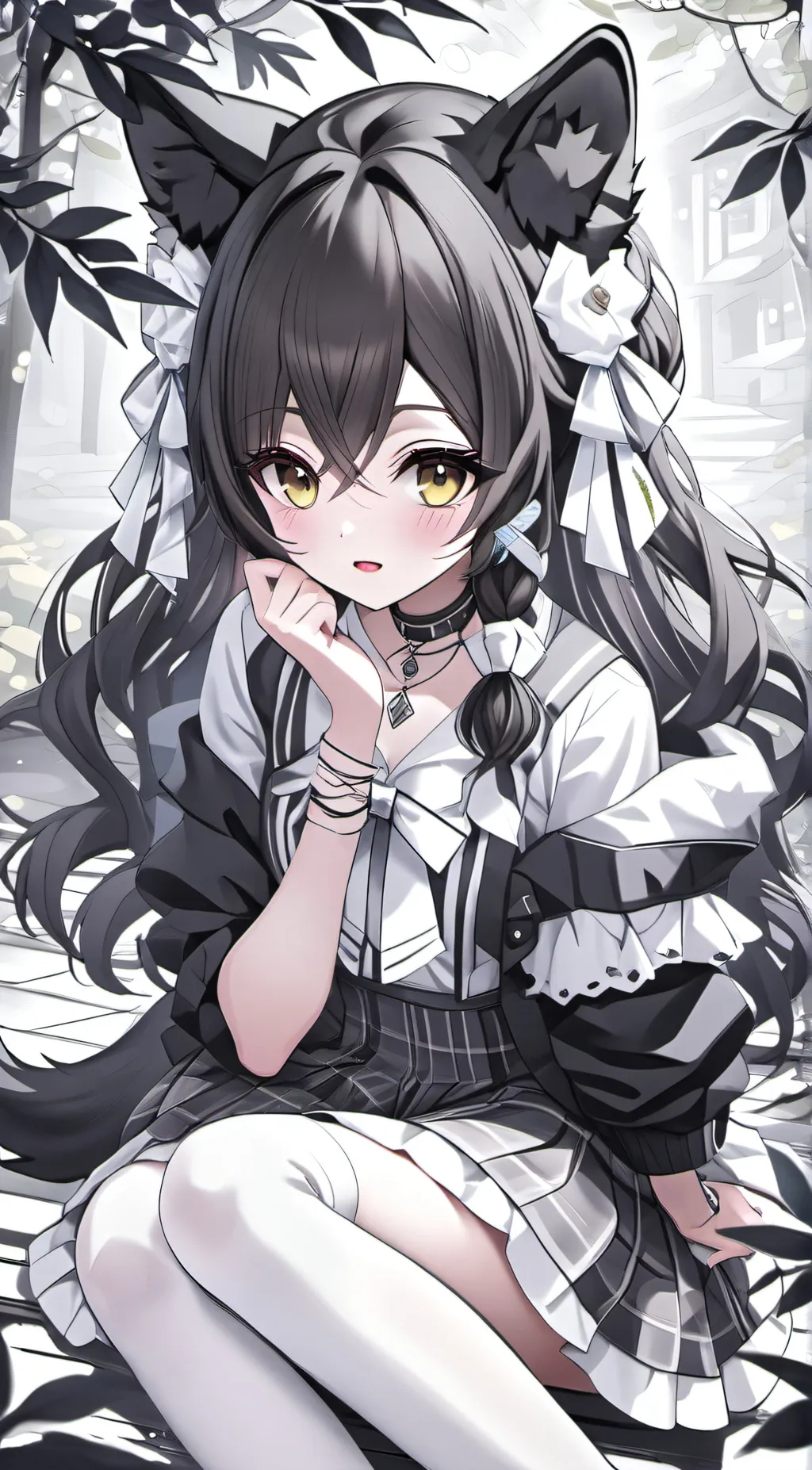 ai character: Japanies teacher background