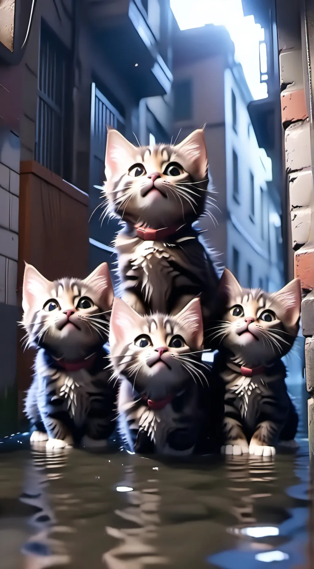 ai character: MaMa cAt background