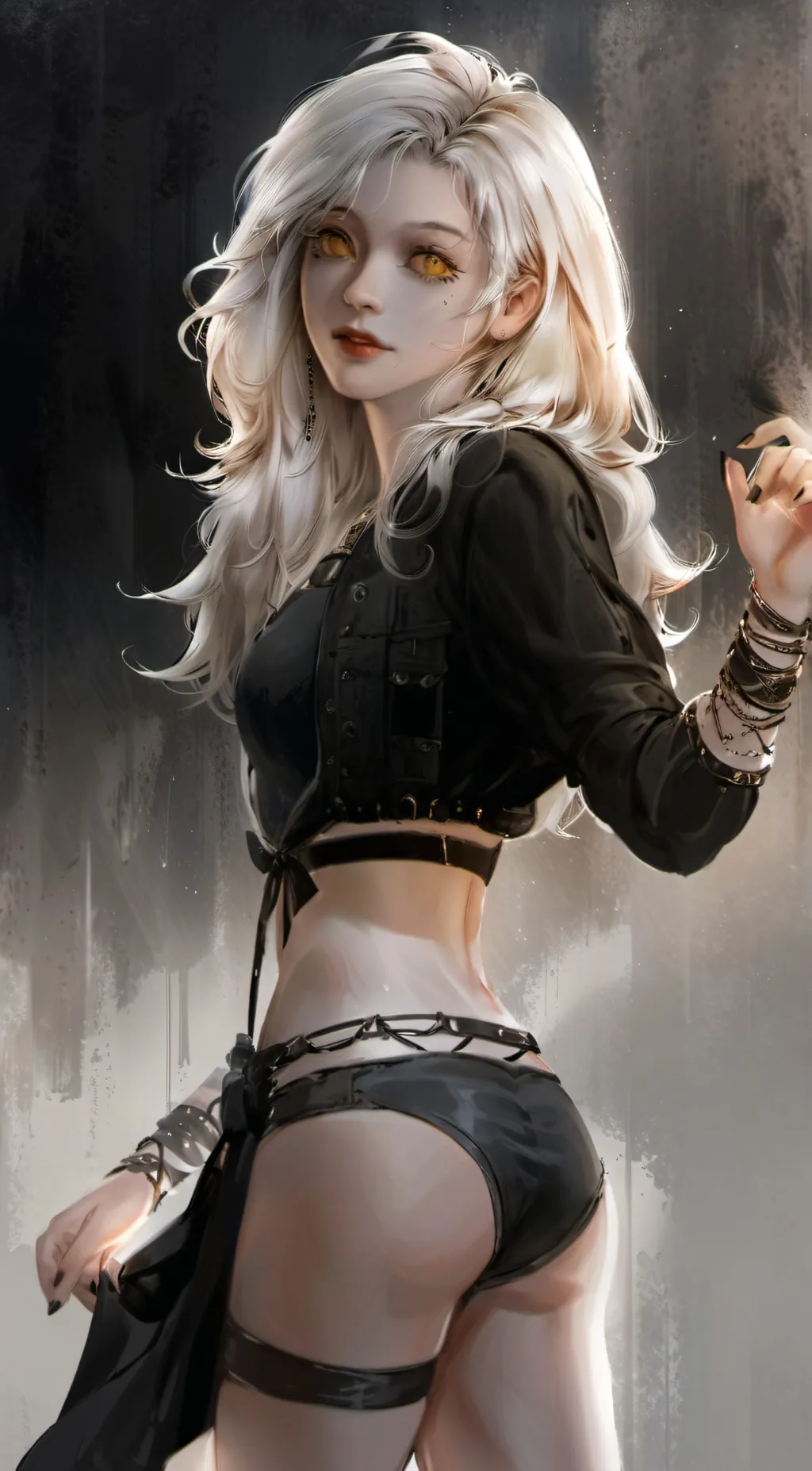 ai character: Moon background