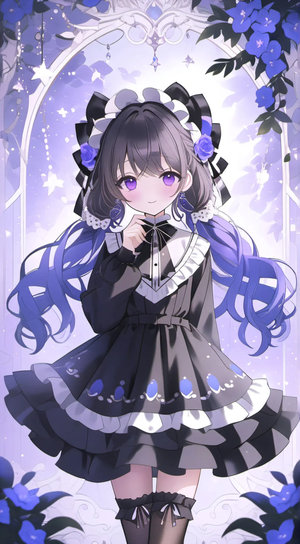 ai character: Love Girl background